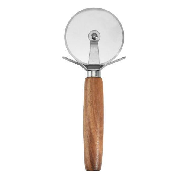 Pizza Cutter with Wooden Handle