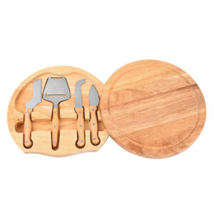 Cheese Knives Set with Wooden Cutting Board