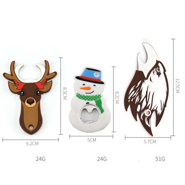 Promotional Lovely Pattern Animal Design Bottle Opener - 图片 2