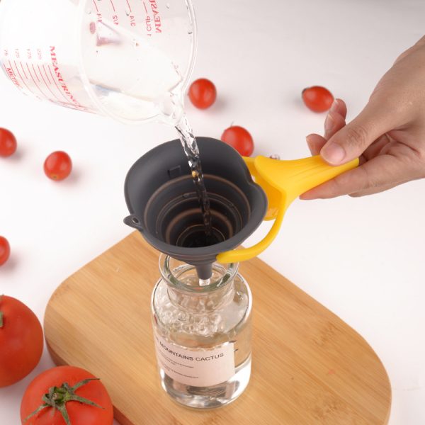 Foldable Silicone Funnel - 图片 3
