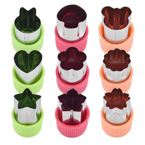 Mini Vegetable Shape Cutters for Fun Cooking - 图片 4