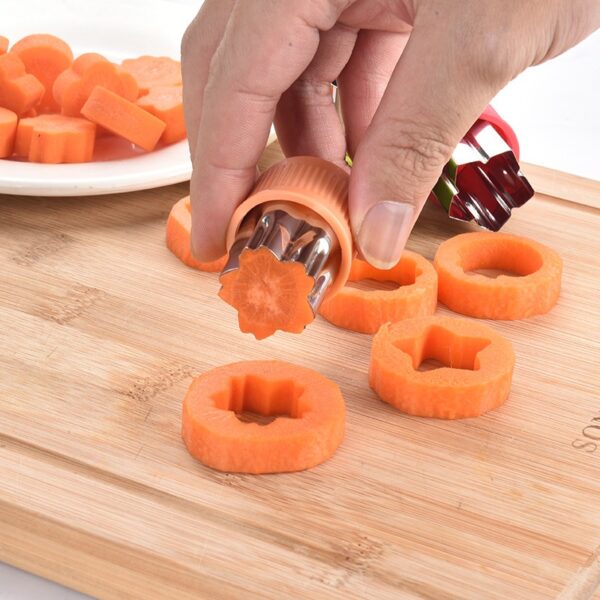 Mini Vegetable Shape Cutters for Fun Cooking - 图片 2