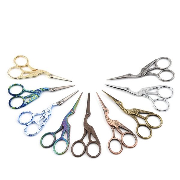 Retro Design Stork Scissor - 图片 2