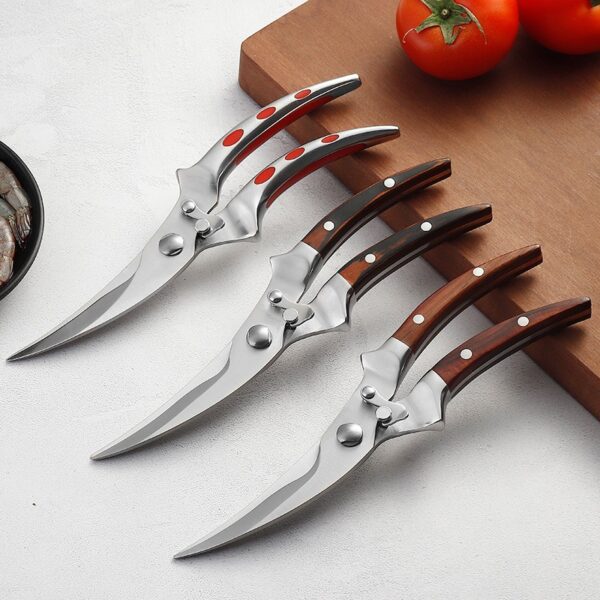 Heavy Duty Poultry Shear with Wooden Handle - 图片 2
