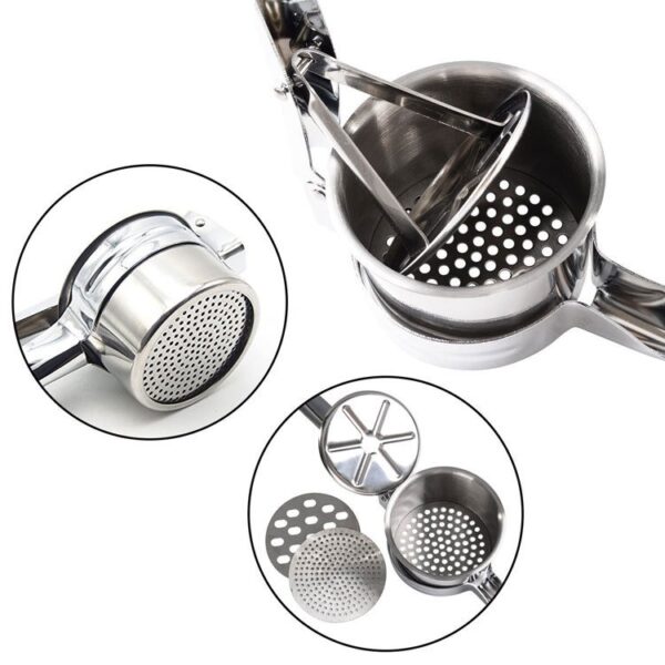 Multi-Function Stainless Steel Potato Ricer Masher - 图片 3