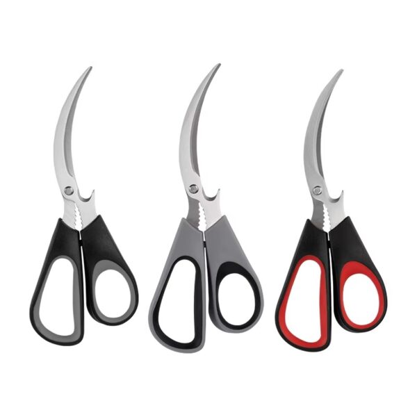 Multi-Purpose Stainless Steel Seafood Scissor with Bottle Opener