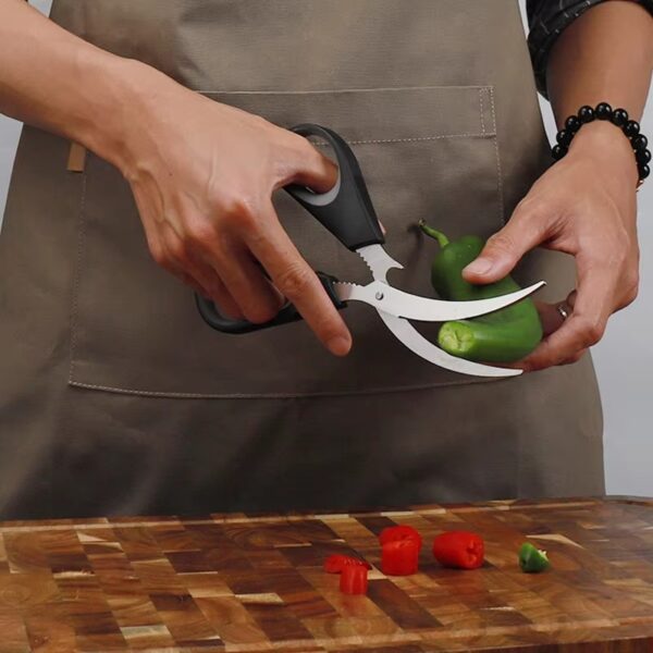 Multi-Purpose Stainless Steel Seafood Scissor with Bottle Opener - 图片 2