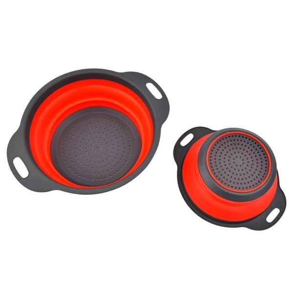 Silicone Foldable Collapsible Colander