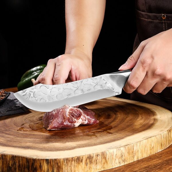 Ultra Sharp Hand Forged Chef Knife Set with Ergonomic Wooden Hander - 图片 3