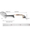 Retro Style Stylish Outdoor Viking Knife with Tiger Shape Handle - 图片 4