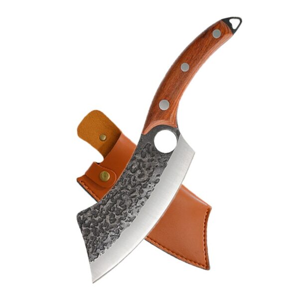 Ultra Sharp Hand Forged Meat Cleaver Knife with Wooden handle