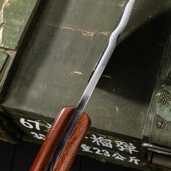 Heavy Duty Handmade Meat Cleaver Axes Shape Forged Boning Butcher Knife - 图片 4