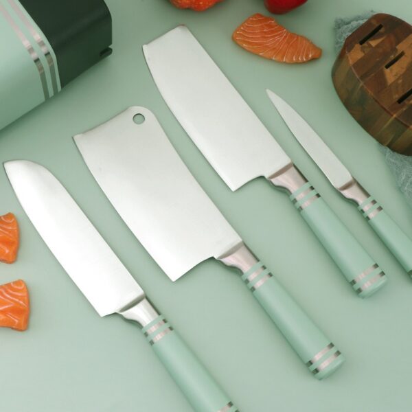 Hot Selling 5 PCS Kitchen Knife with Holder - 图片 2
