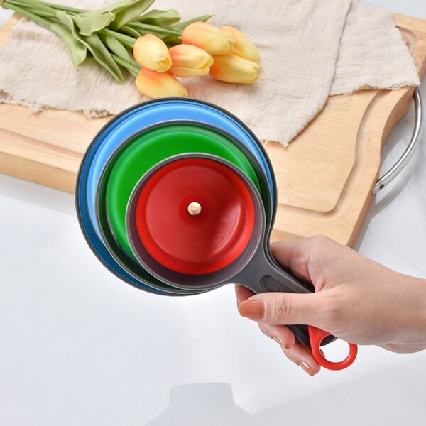 3 PCS Plastic Funnel for Kitchen Use - 图片 4