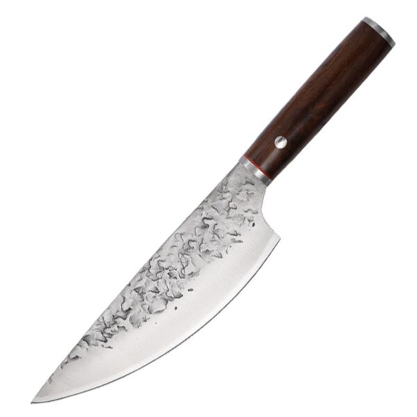 Premium Kitchen Butcher Knife with Elegant Wooden Handle