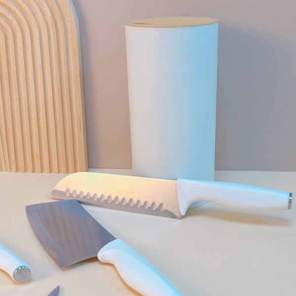 5 PCS Kitchen Knife with Knife Holder - 图片 3