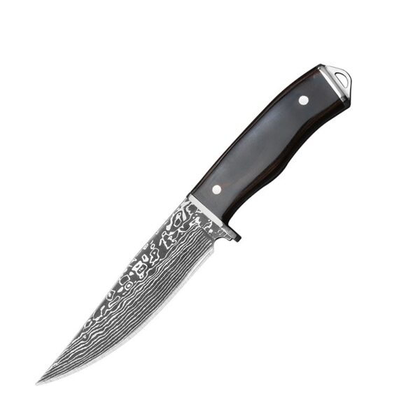 Ultra Sharp Premium Quality Camping Outdoor Meat Knife with Damascus Pattern