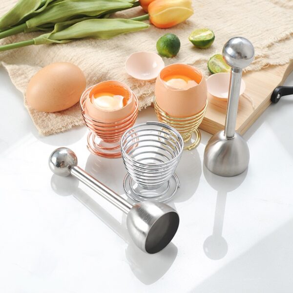 Egg Topper Opener Cracker Tool Set