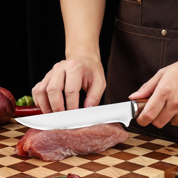 Elegant Ultra Sharp Slicing Knife Boning Knife with Premium Wooden Handle - 图片 4