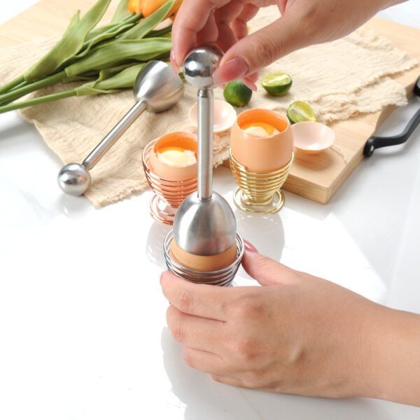 Egg Topper Opener Cracker Tool Set - 图片 2