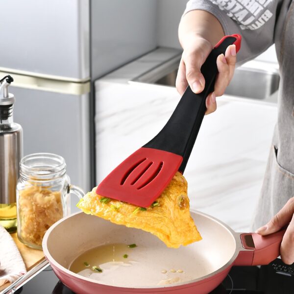 Detachable Flexible Flipping Clip Multipurpose Slotted Spatula and Turner - 图片 3
