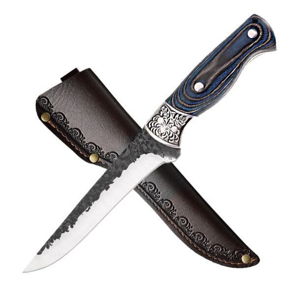 Ultra Sharp Viking Knife with Ergonomic Wooden Handle