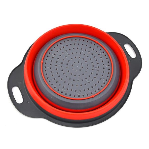 Silicone Foldable Collapsible Colander - 图片 5