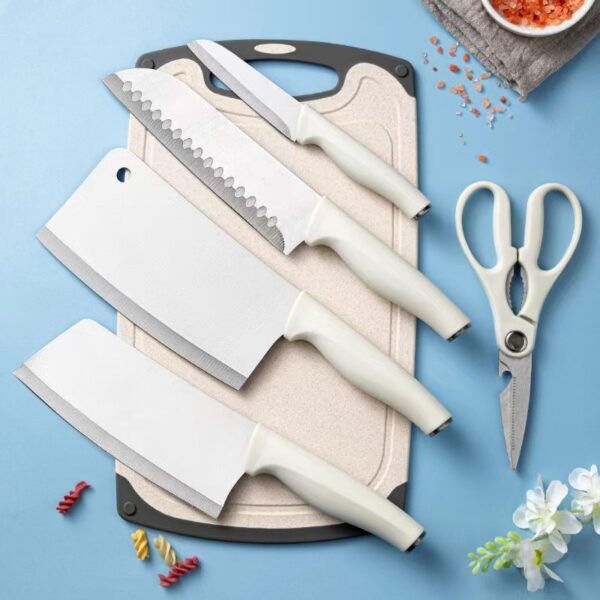 5 PCS Kitchen Knife with Knife Holder - 图片 4